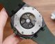 Perfect Replica Audemars Piguet Royal Oak Offshore Green Rubber Strap 43mm Watch (6)_th.jpg